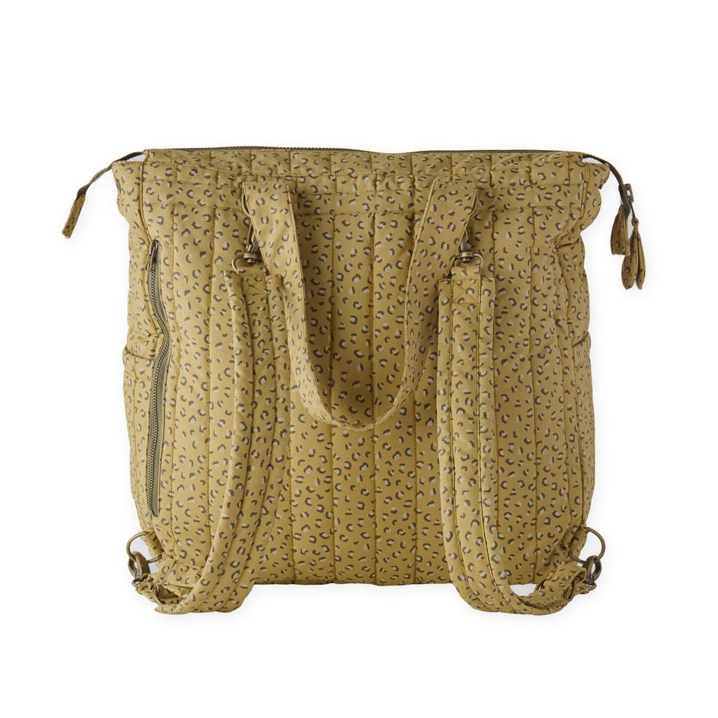 Convertible Diaper Bag- Spotted- Back
