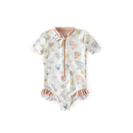Pehr-Swim Short Sleeve Ruffle One-Piece-Seashells-1