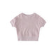 Dropped Shoulder Short Sleeve Top Top Pehr Lilac 18 - 24 mos. 