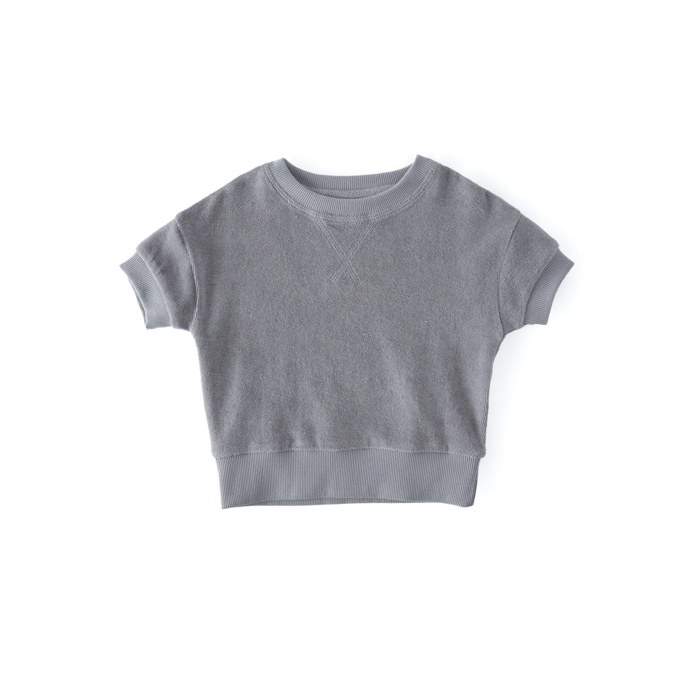 Dropped Shoulder Short Sleeve Top Top Pehr Puddle 18 - 24 mos. 