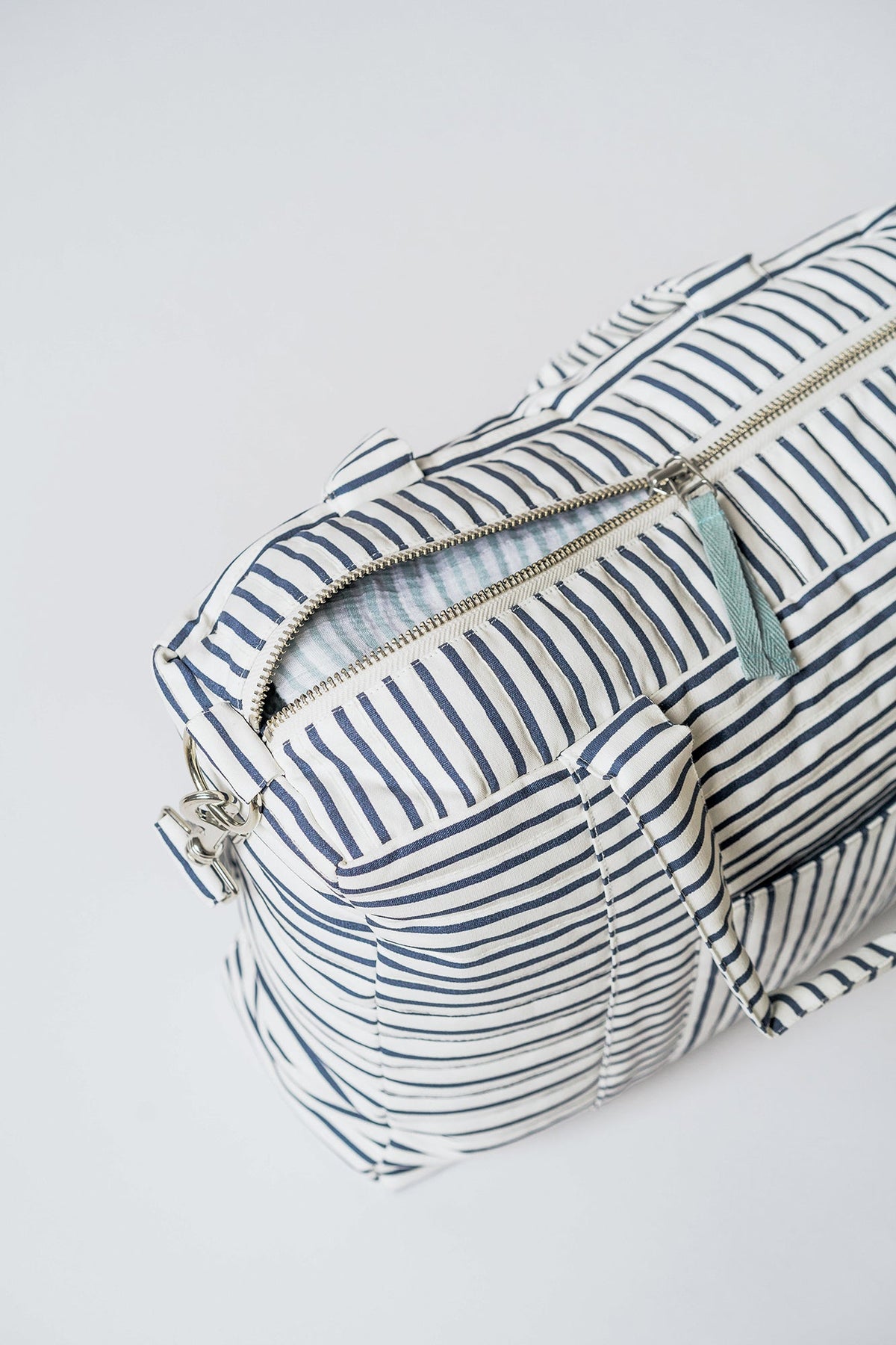 weekender bag stripes away ink blue