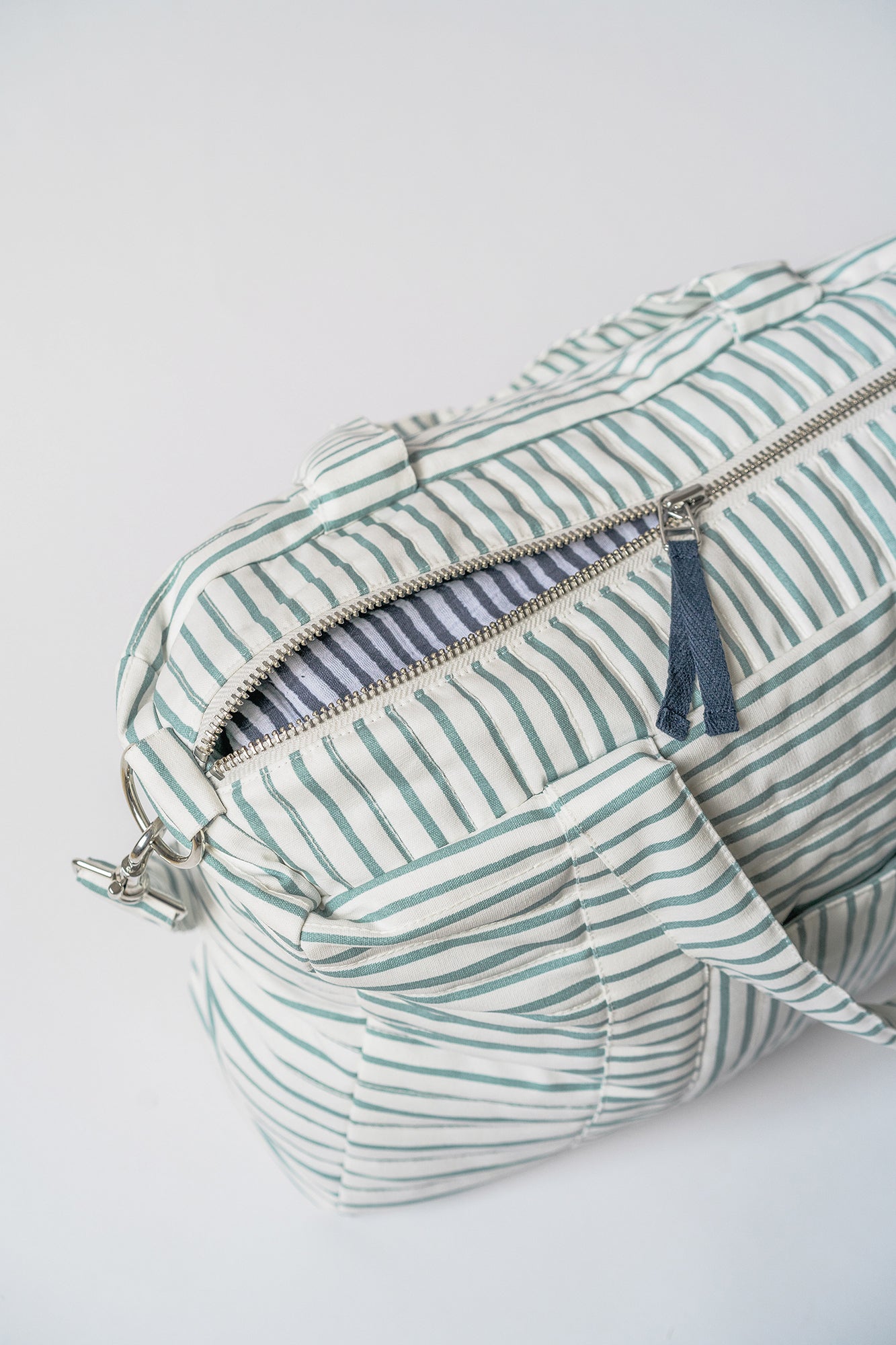 Weekender Bag - Stripes Away Deep Sea