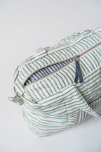 weekender bag stripes away deep sea