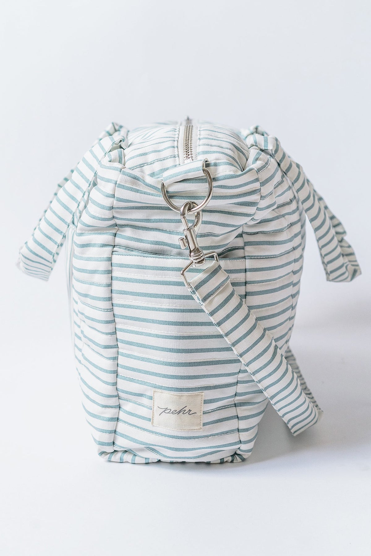 weekender bag stripes away deep sea