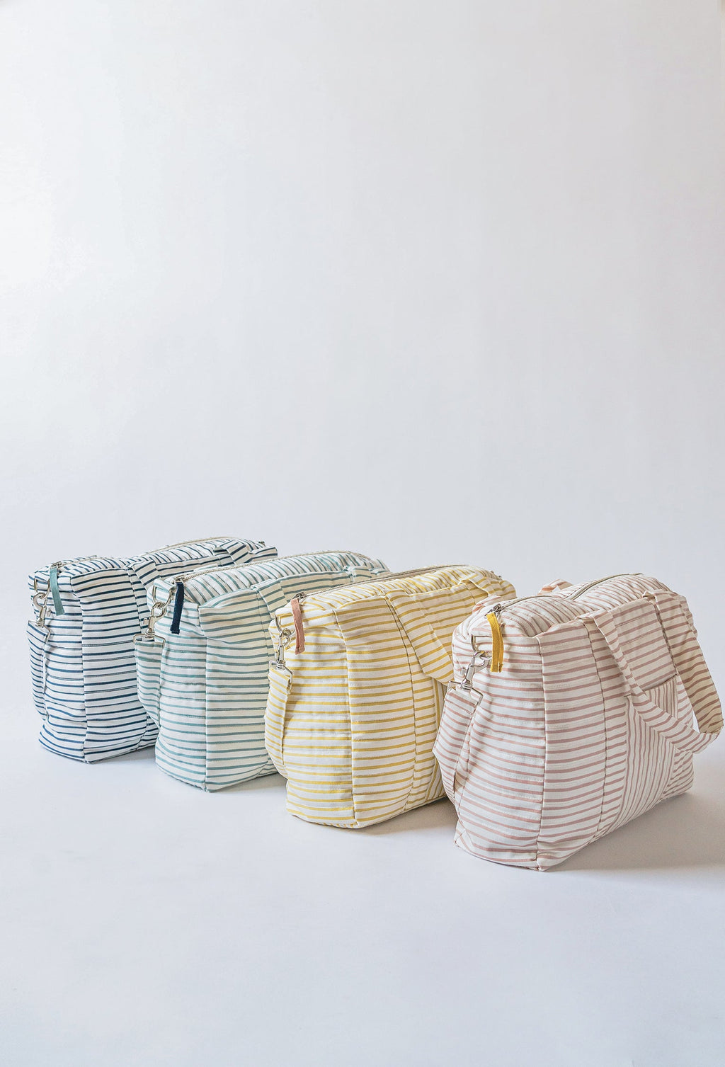 weekender bag stripes away deep sea