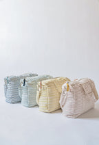 weekender bag stripes away deep sea