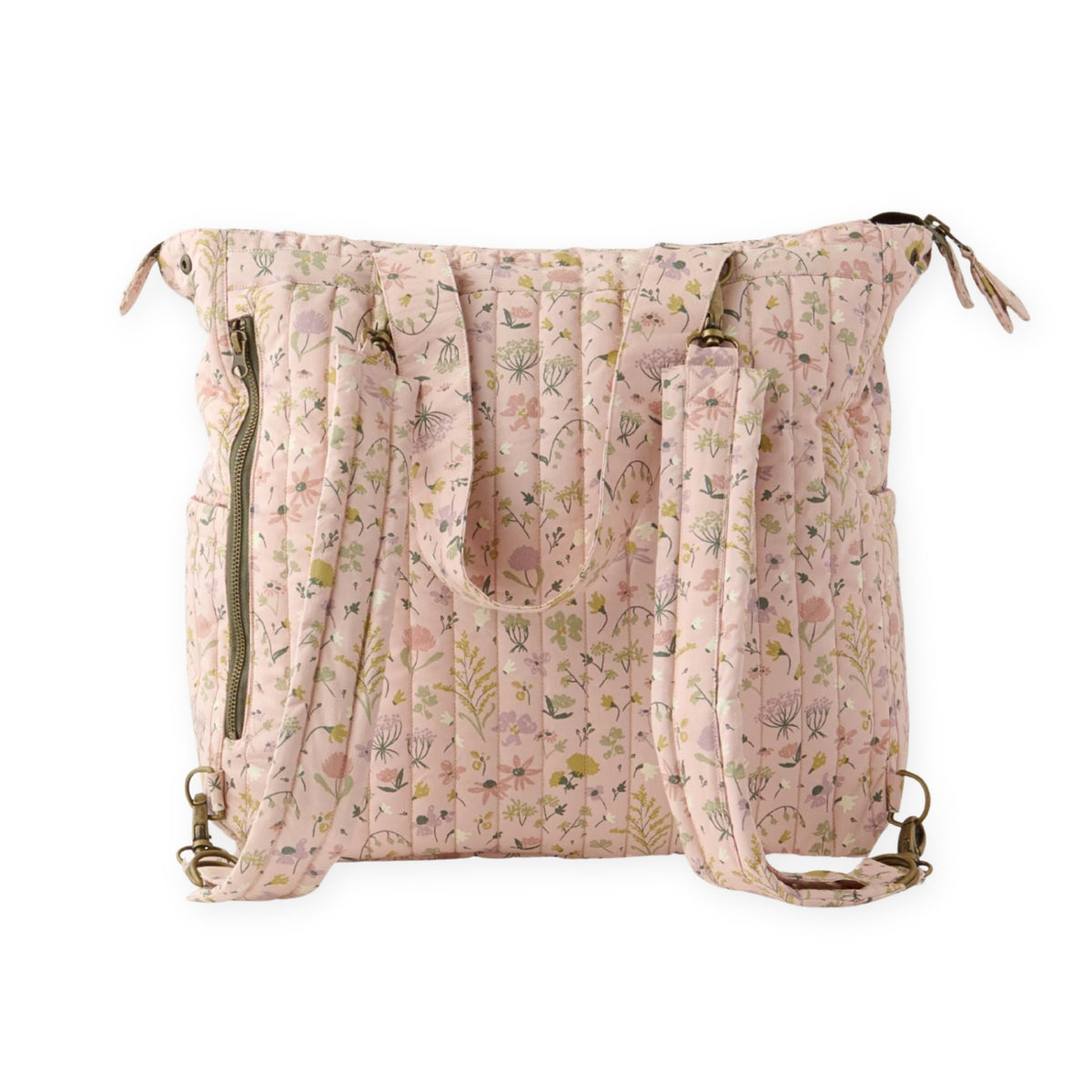 Printed Convertible Diaper Bag - Wildflower