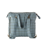Printed Convertible Diaper Bag - Windowpane