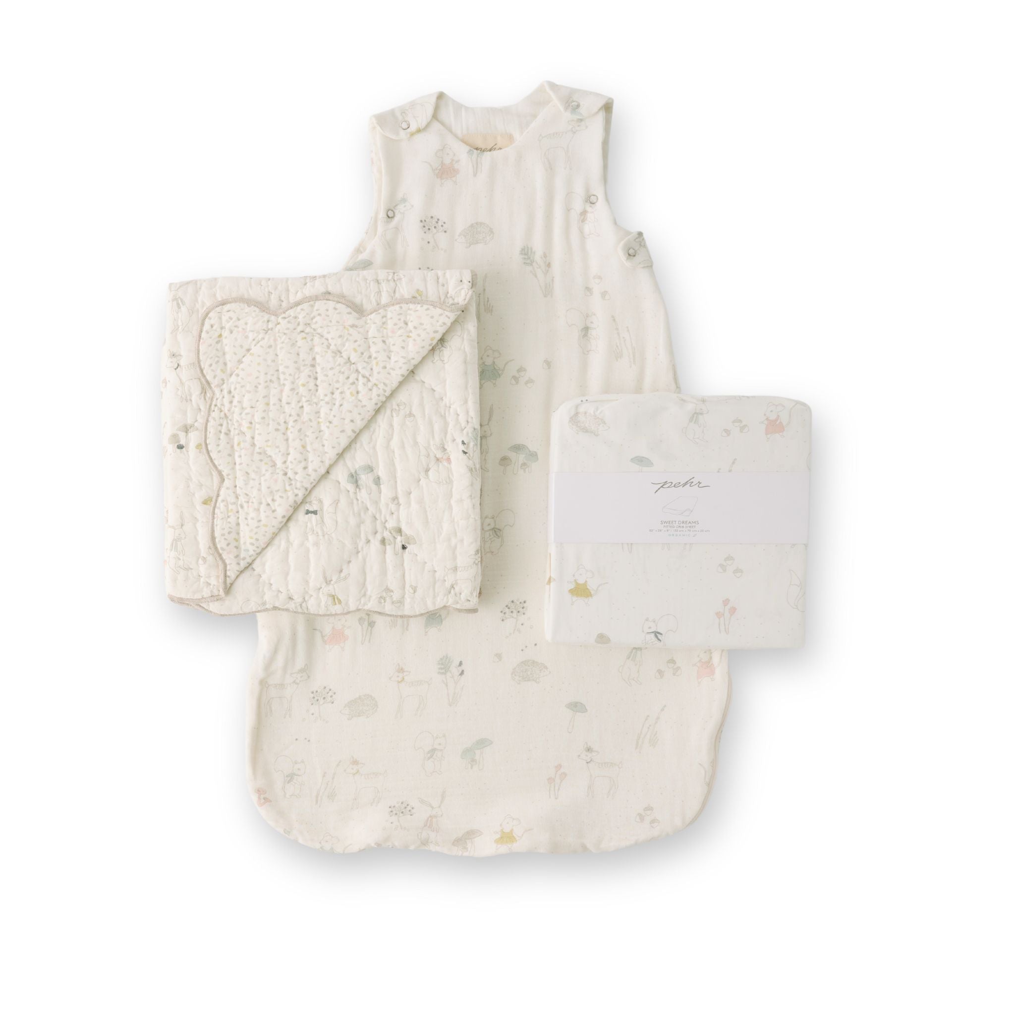 kids sweet dreams gift set in for her pinks pattern pehr 1