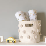 kids pom storage set grey