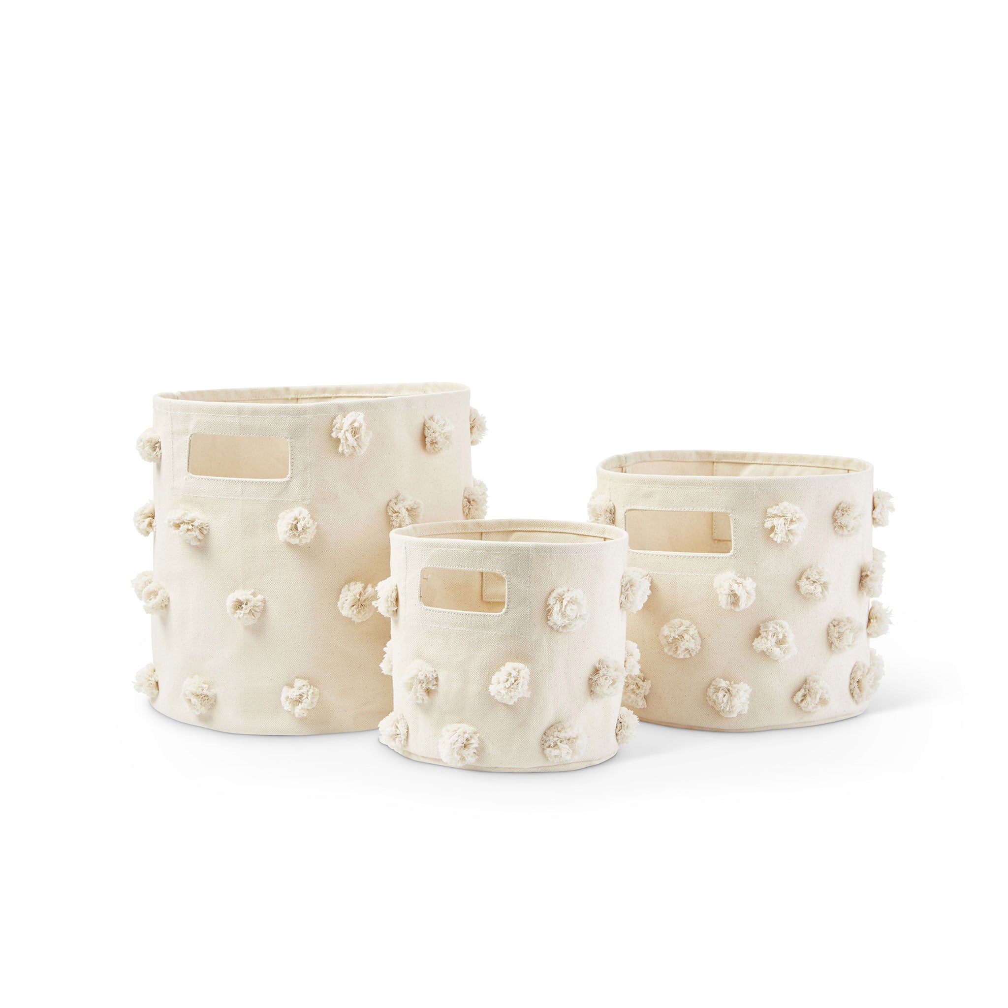 kids pom storage set natural in neutrals pattern