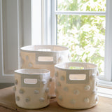 kids pom storage set natural