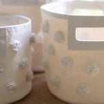 kids pom storage set natural
