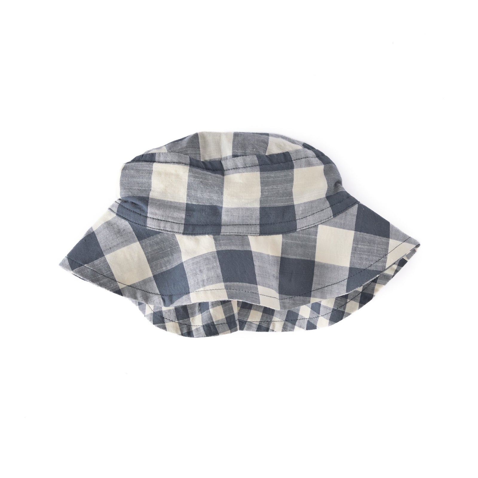 Reversible Bucket Hat Hat Pehr Checkmate French Blue 4 - 5 T 