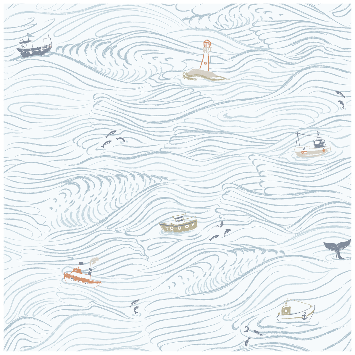 Chasing Paper X Pehr Wallpaper - High Seas