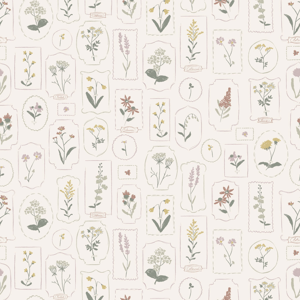Chasing Paper X Pehr Wallpaper - Petal Press- Floral Print