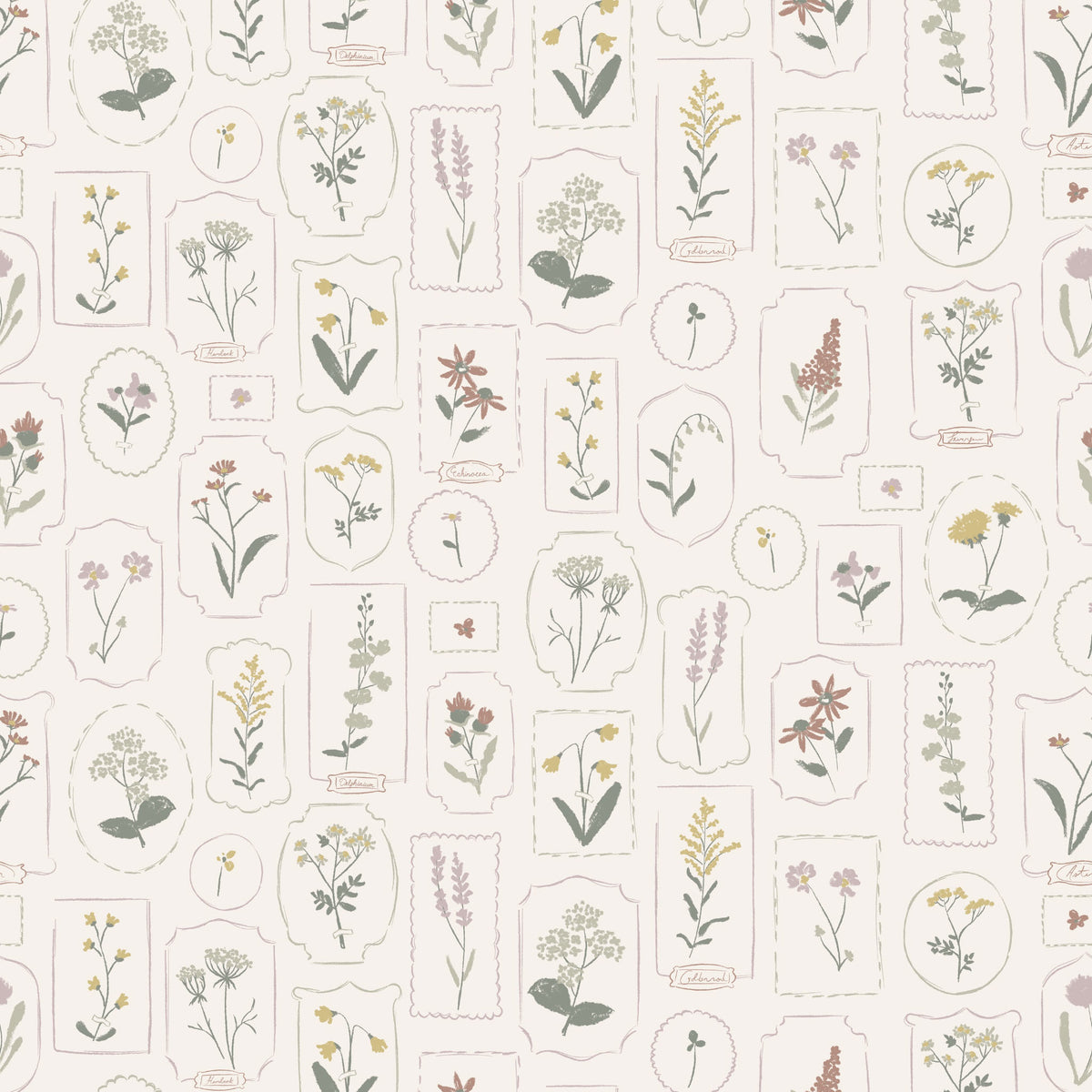 Chasing Paper X Pehr Wallpaper - Petal Press- Floral Print