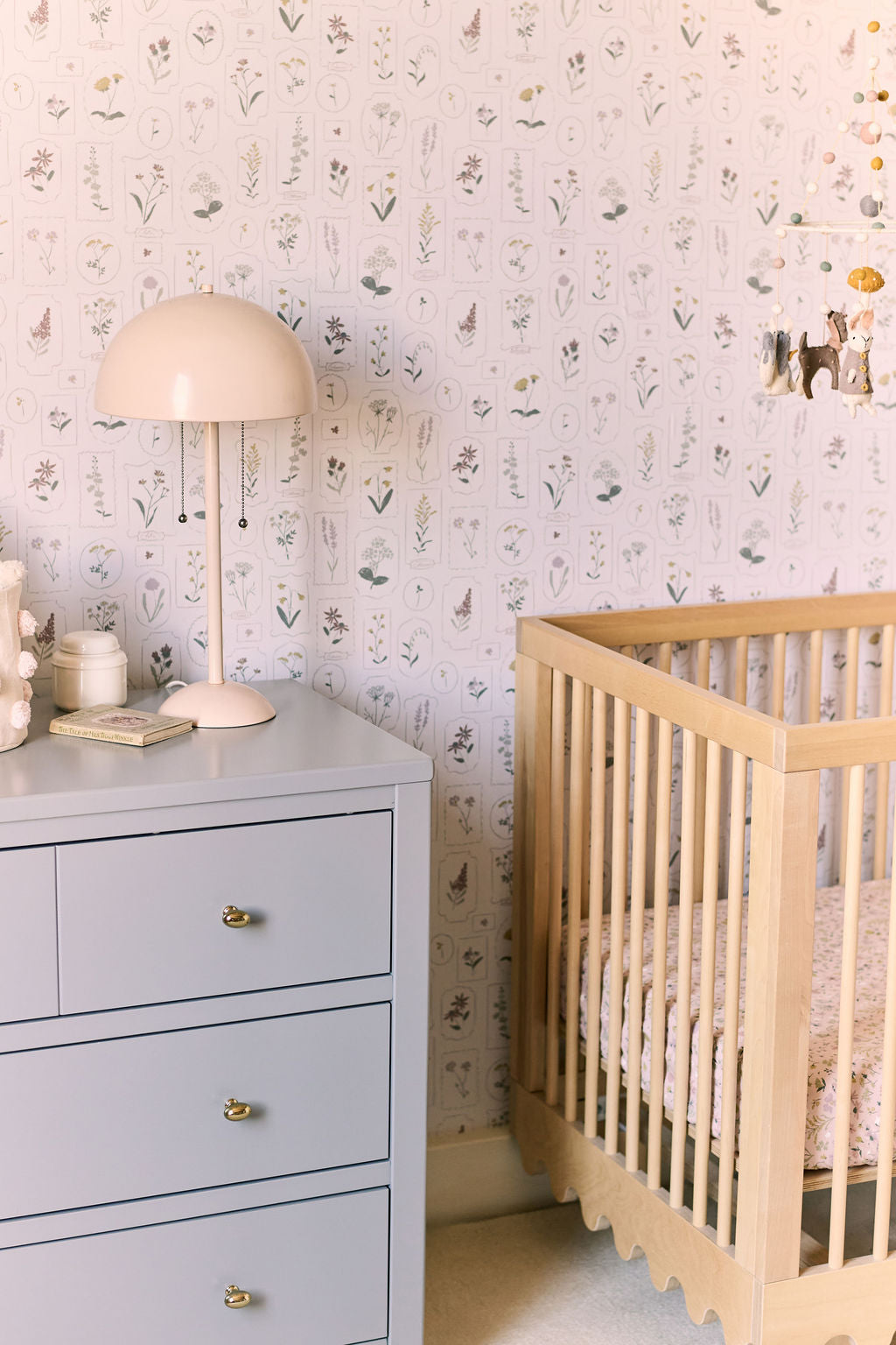 Chasing Paper Wallpaper- Petal Press- Pressed Florals- Nursery