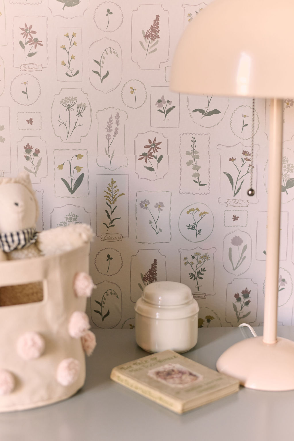 Chasing Paper Wallpaper- Petal Press- Pressed Florals- Nursery