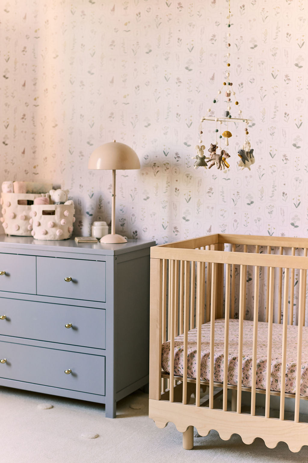 Chasing Paper Wallpaper- Petal Press- Pressed Florals- Nursery