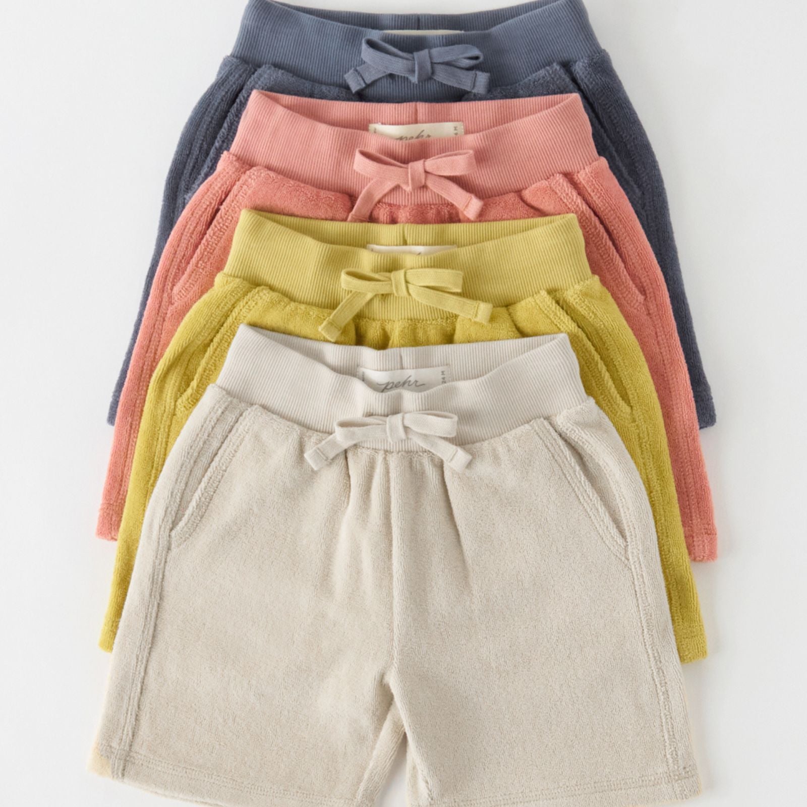 Pehr-Classic Terry Board Short-Ocean-Kid-2