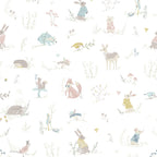 chasing paper x pehr wallpaper forest fable in multi pattern