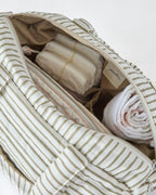 weekender bag stripes away olive