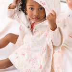 Hooded Poncho Towel - Sea Bloom