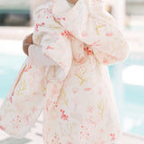 Hooded Poncho Towel - Sea Bloom