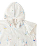 Hooded Poncho Towel - Set Sail