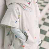 Hooded Poncho Towel - Set Sail