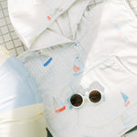 Hooded Poncho Towel - Set Sail