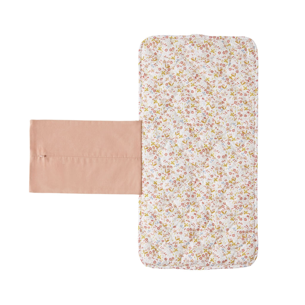 on the go portable changing pad floret