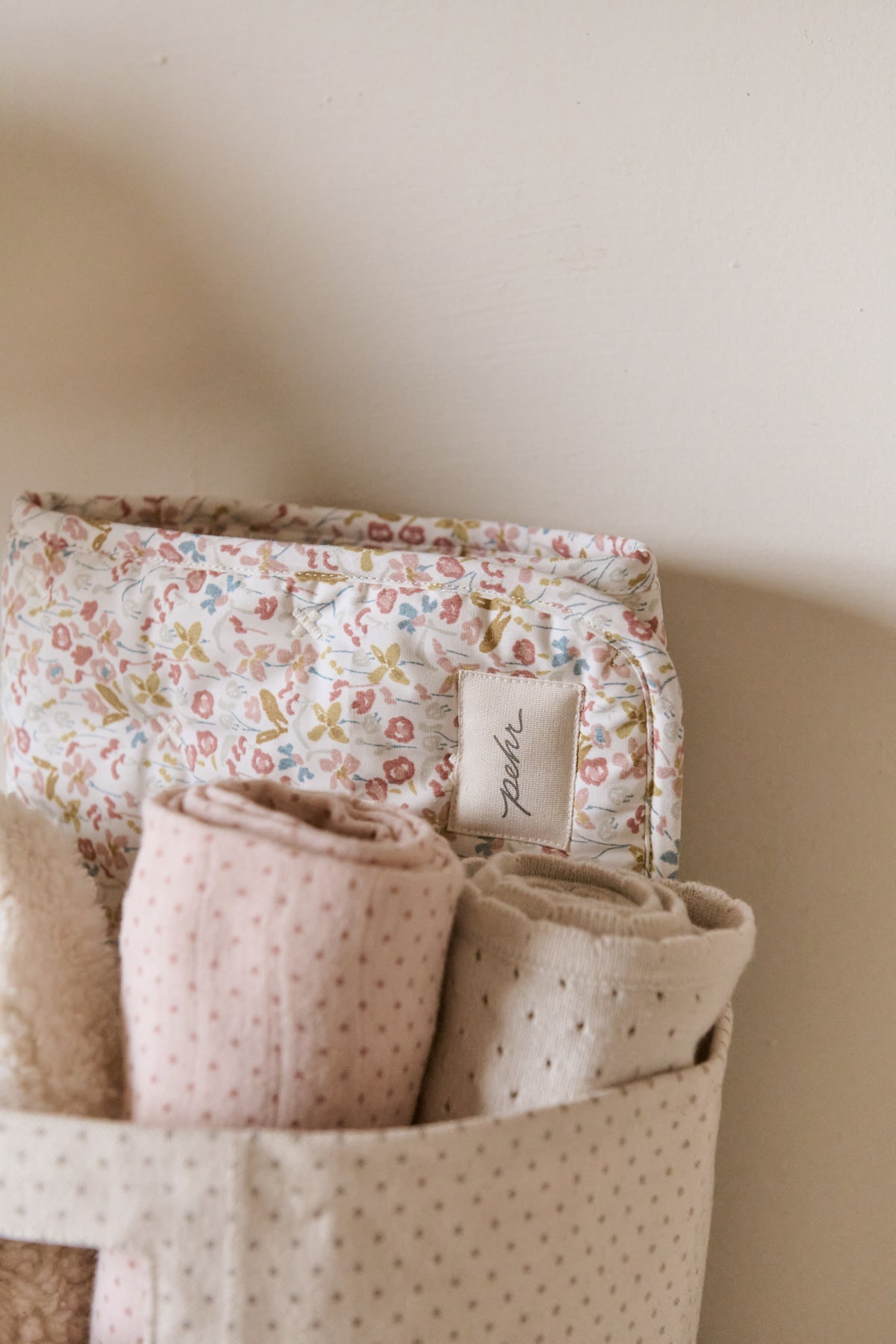 on the go portable changing pad floret