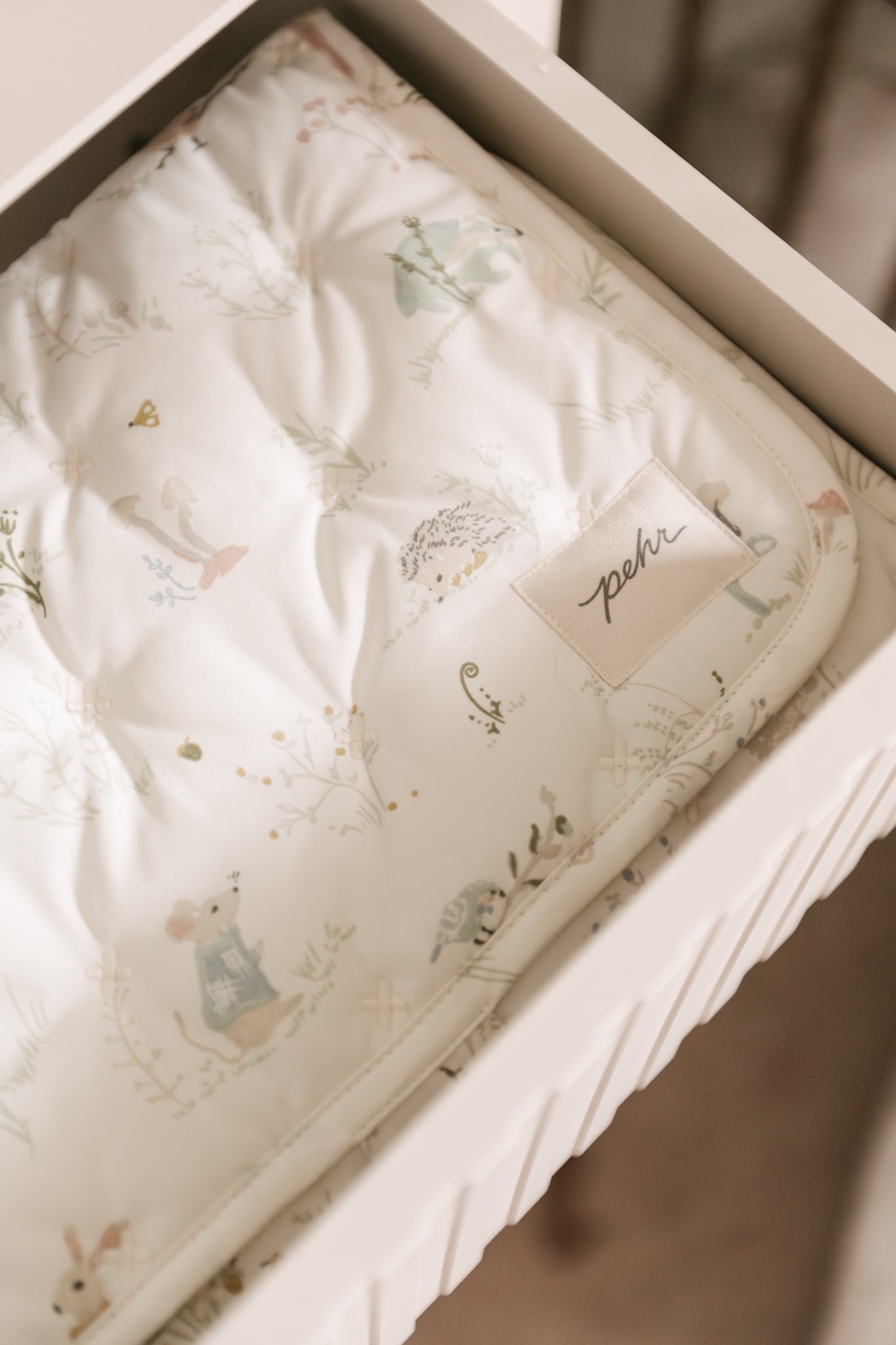 on the go portable changing pad forest fable