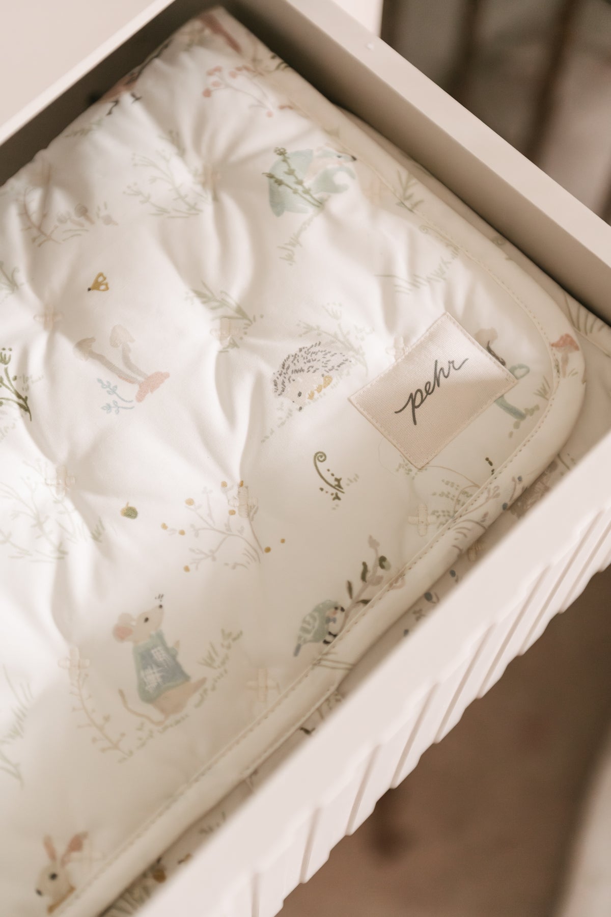 on the go portable changing pad forest fable
