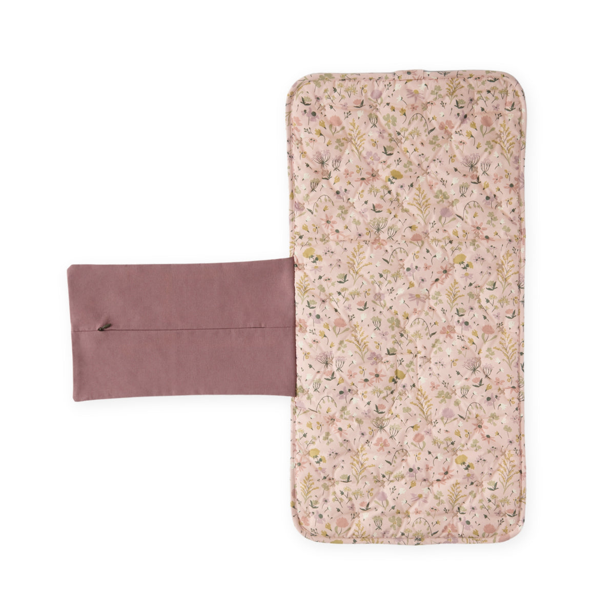 On The Go Changing Pad- Open- Wildflower- Zipper