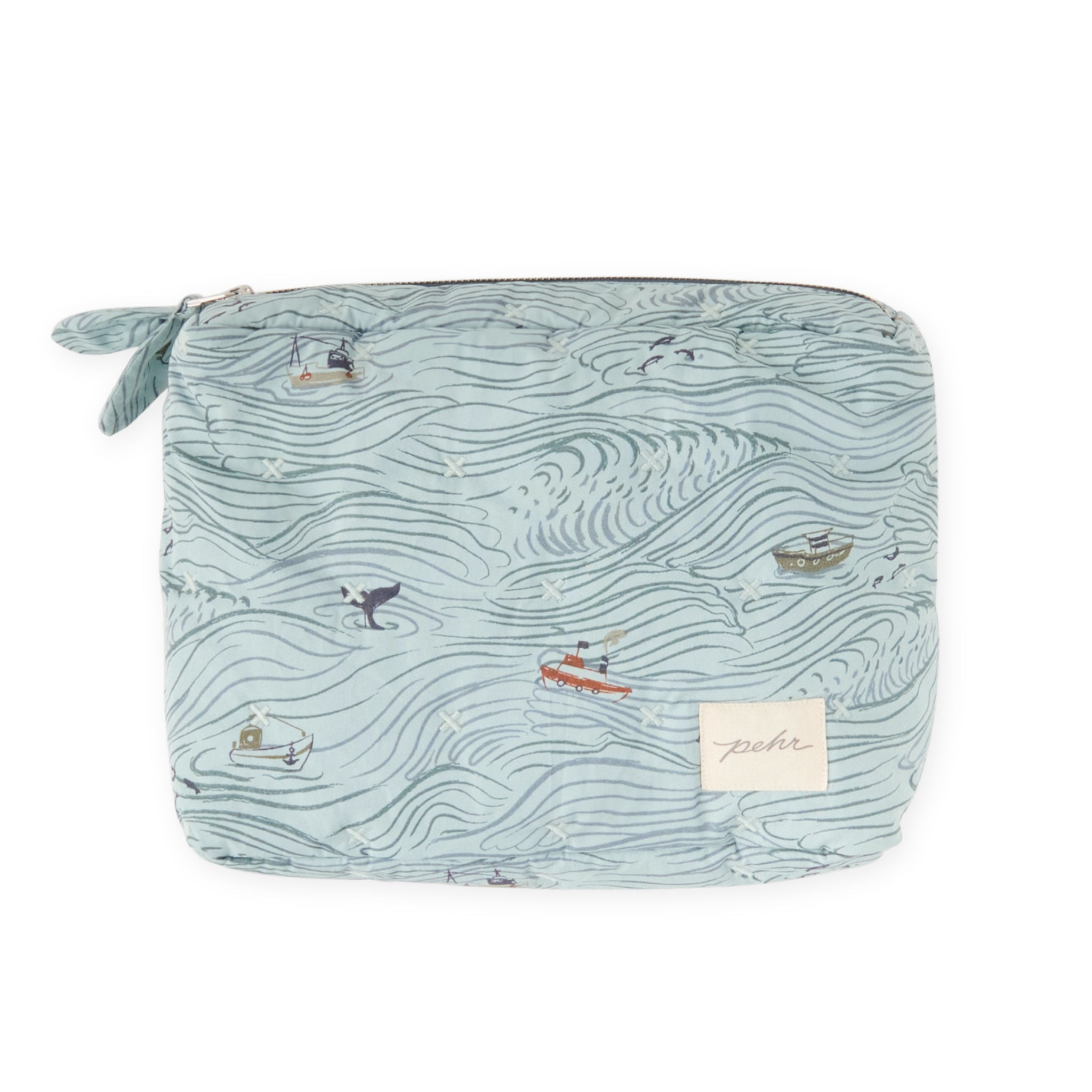 High Seas Blue Pouch- Front