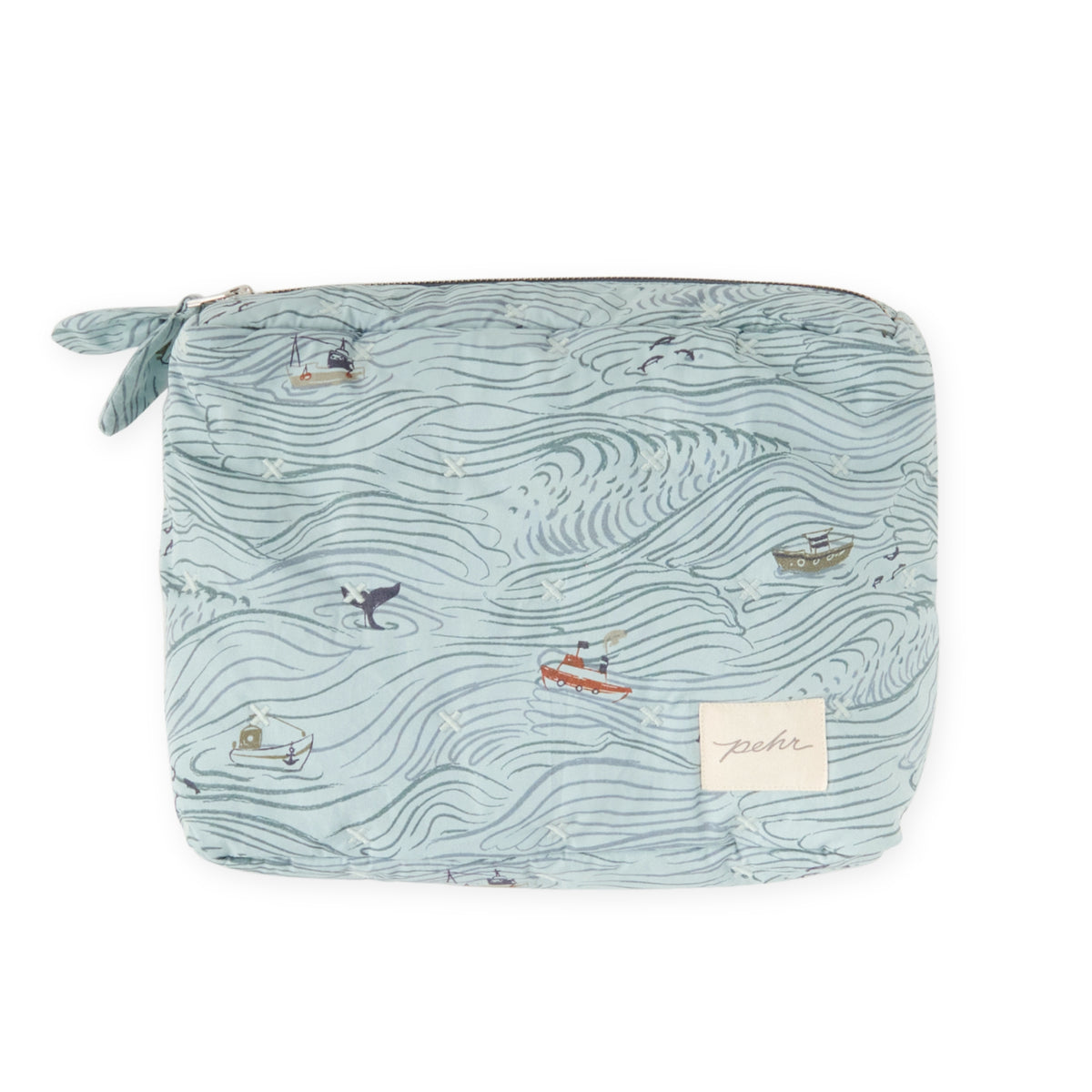 High Seas Blue Pouch- Front