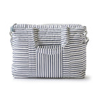 weekender bag stripes away ink blue in blues pattern