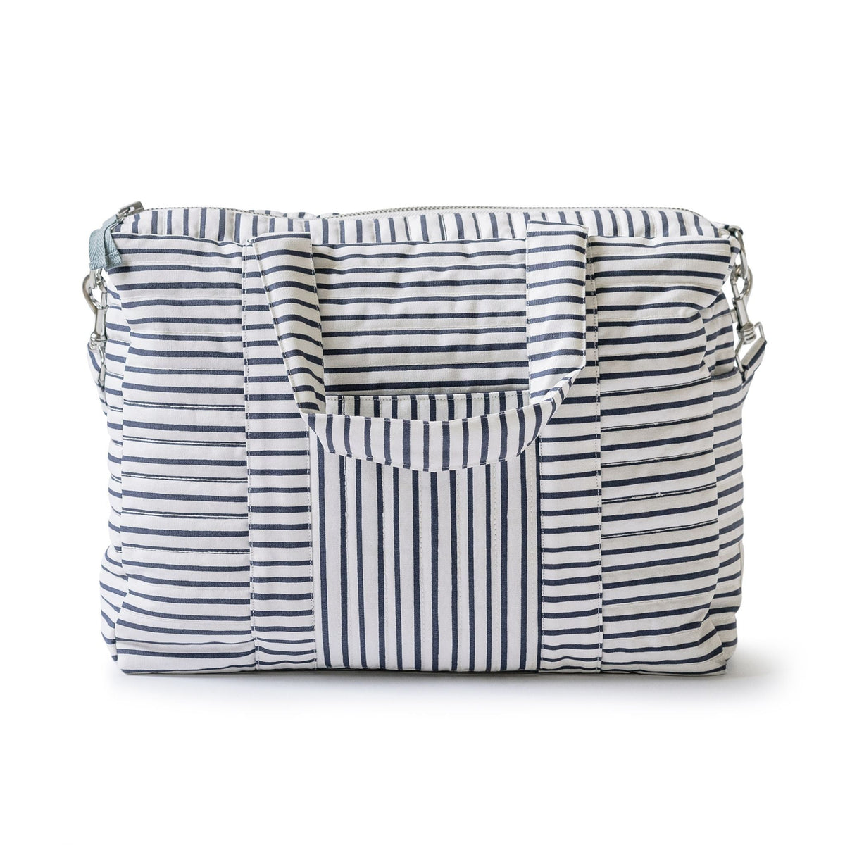 weekender bag stripes away ink blue in blues pattern