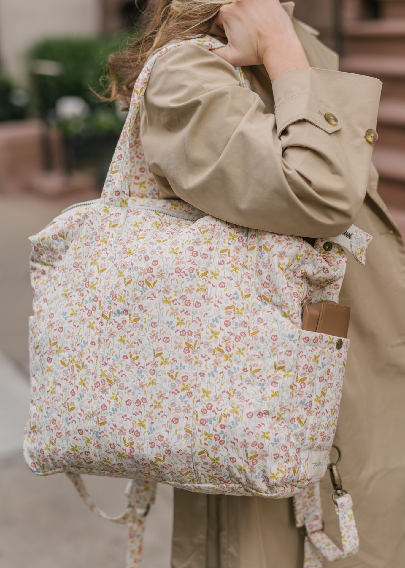Convertible Diaper Bag - Floret