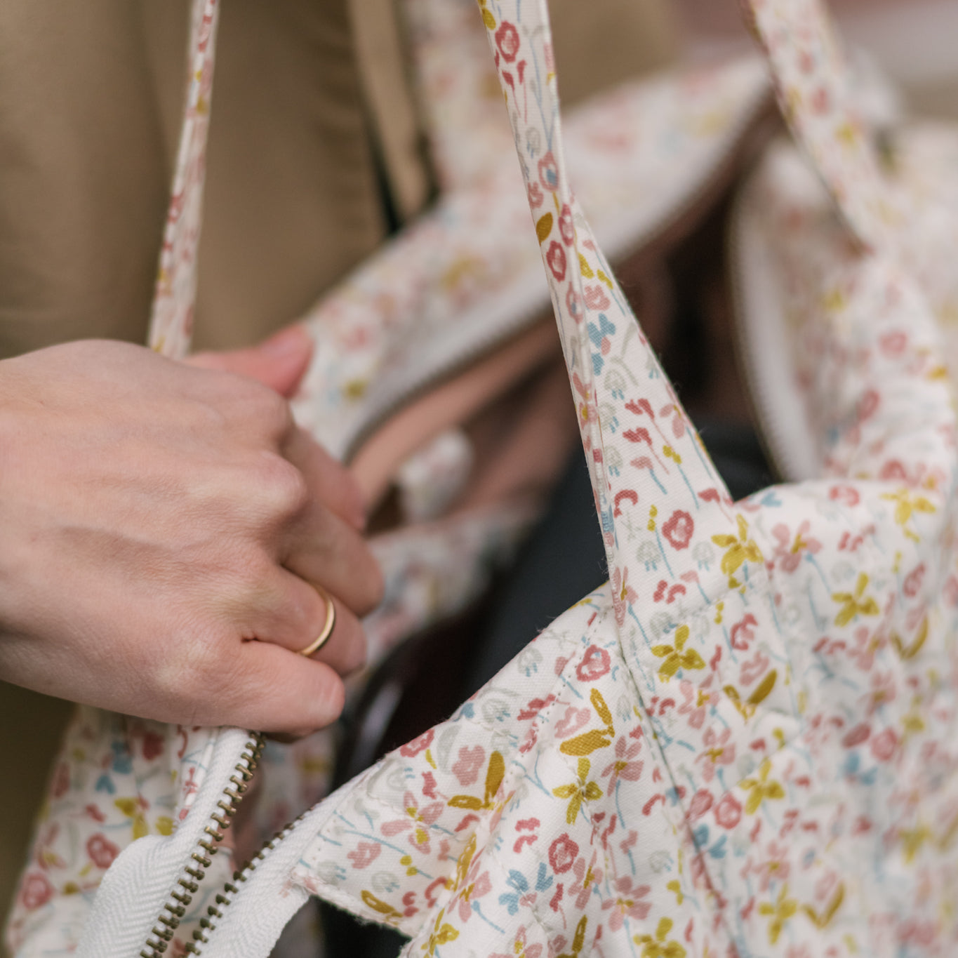 Convertible Diaper Bag - Floret