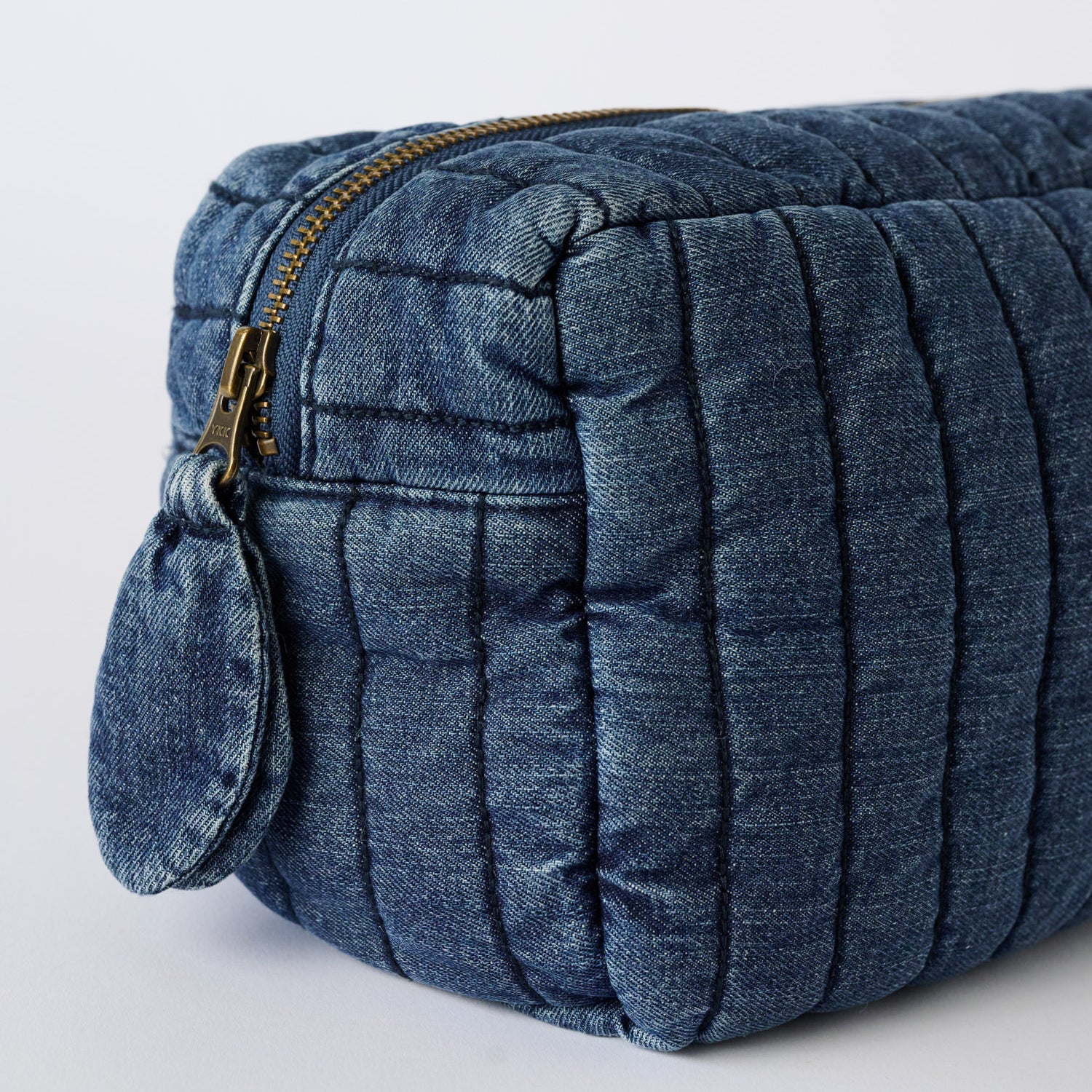 Pehr-Quilted Denim Pouch-Vintage Wash-3