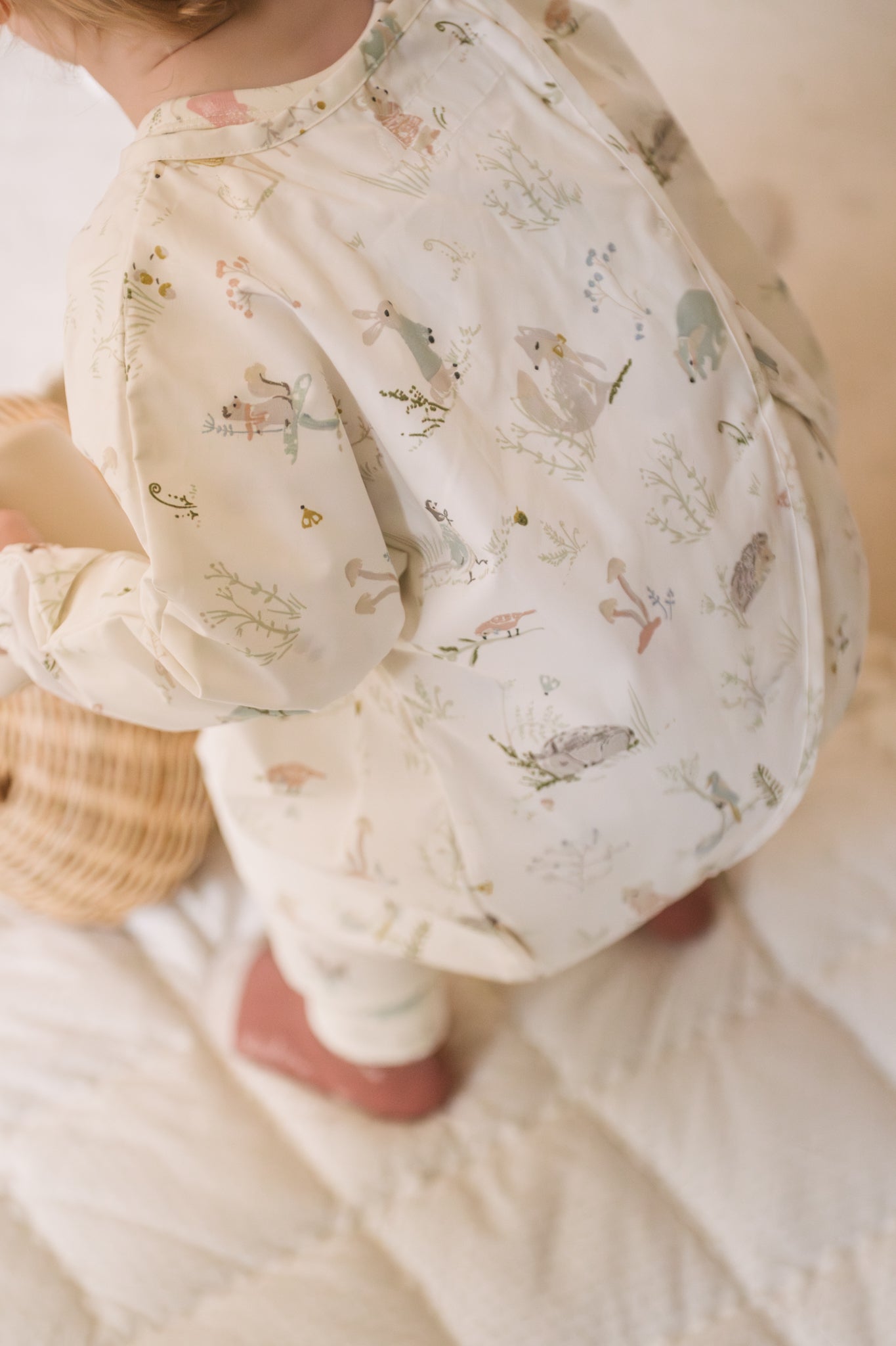 Water Repellent Baby Smock - Forest Fable