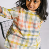 Water Repellent Baby Smock - Picnic