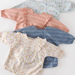 Water-Repellent Ruffle Baby Smock - Floret