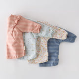 Water-Repellent Ruffle Baby Smock - Floret