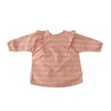 Water-Repellent Ruffle Baby Smock - Pink Sky