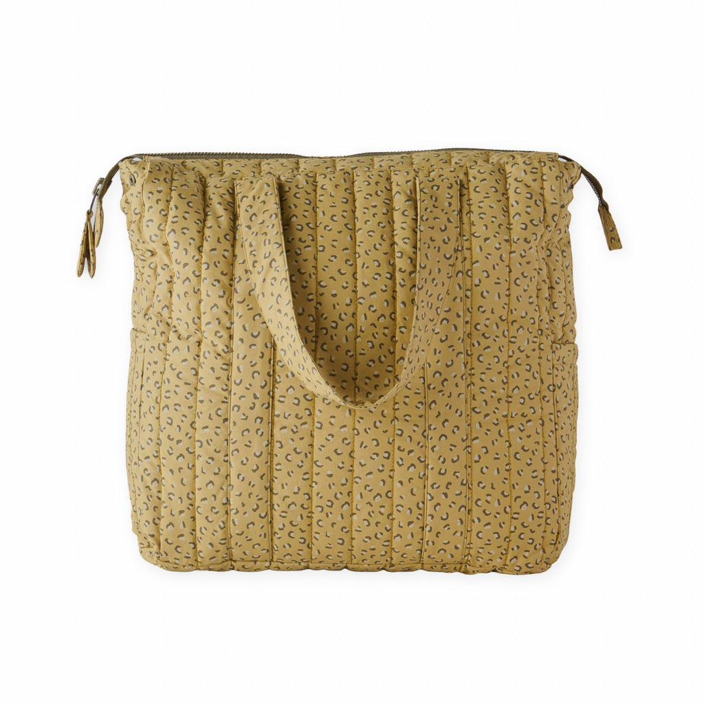 Printed Convertible Diaper Bag - Spotted- Hero- Front